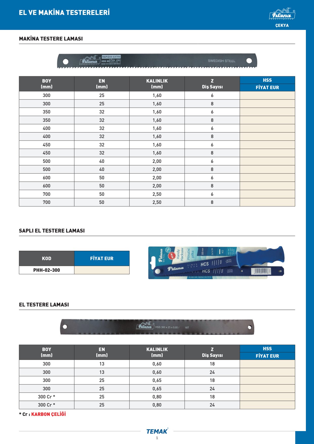 Pilana Genel Katalog