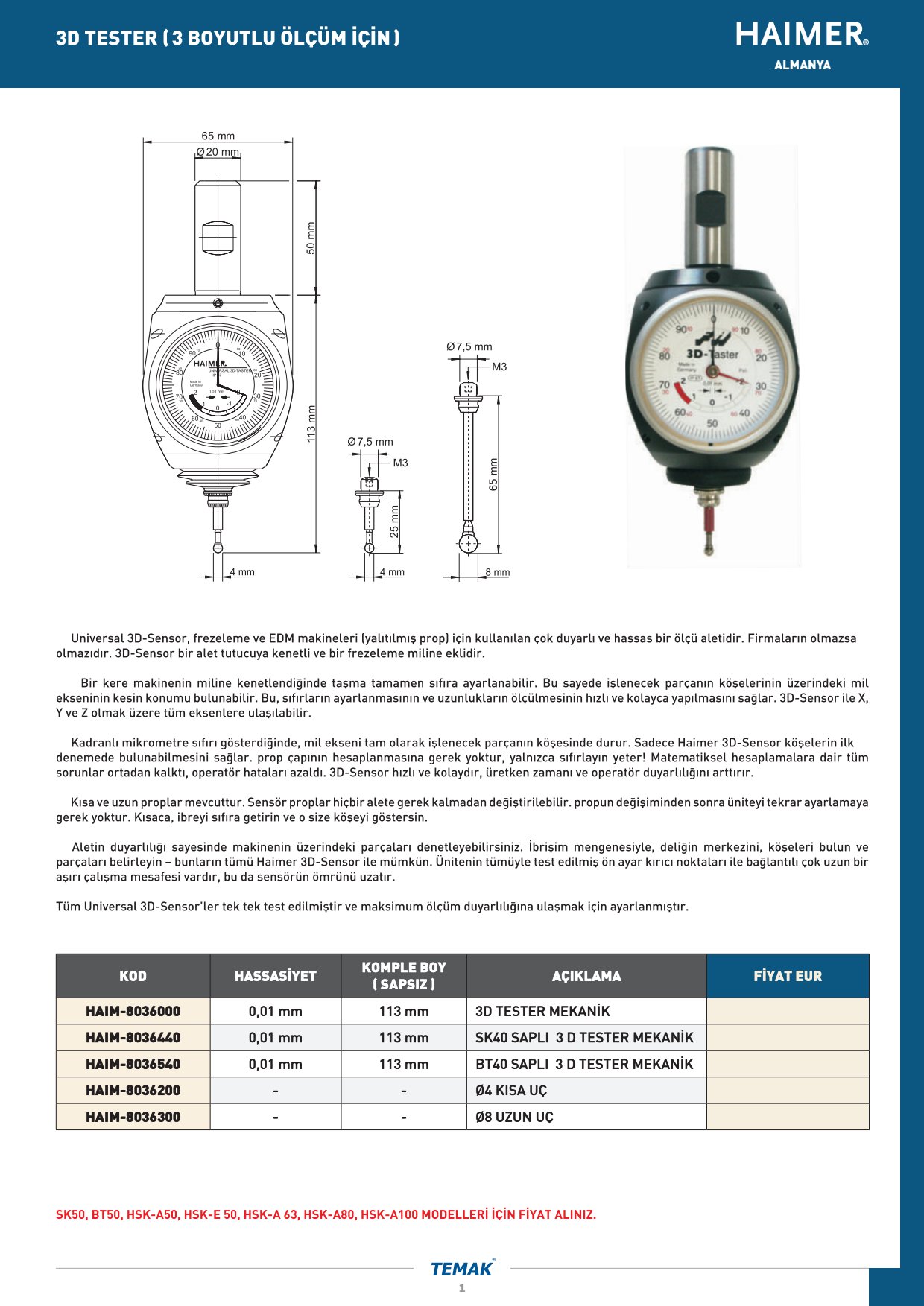 Haimer Genel Katalog