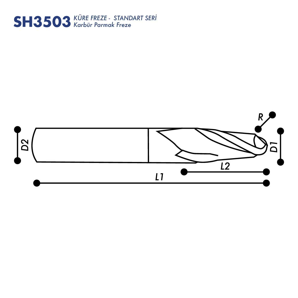 Küre Freze - Standart Seri - Teknik Bilgi