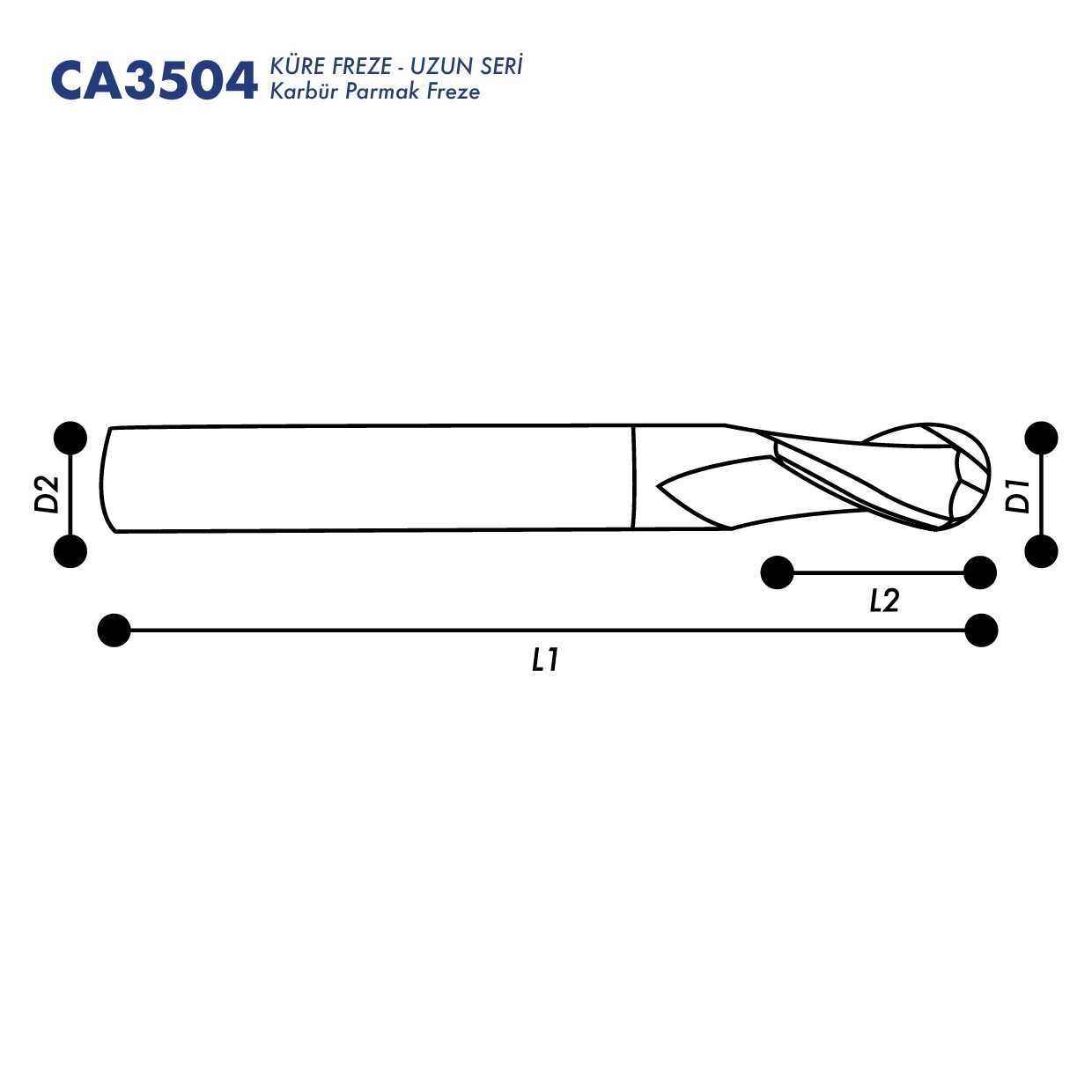Küre Freze - Uzun Seri - Teknik Bilgi