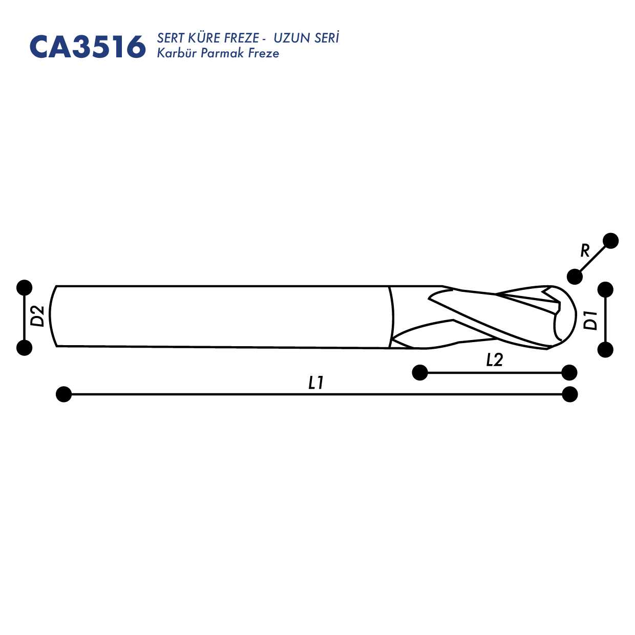 Sert Küre Freze - Uzun Seri - Teknik Bilgi