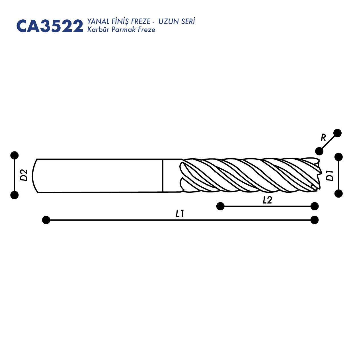 Yanal Finiş Freze - Uzun Seri - Teknik Bilgi